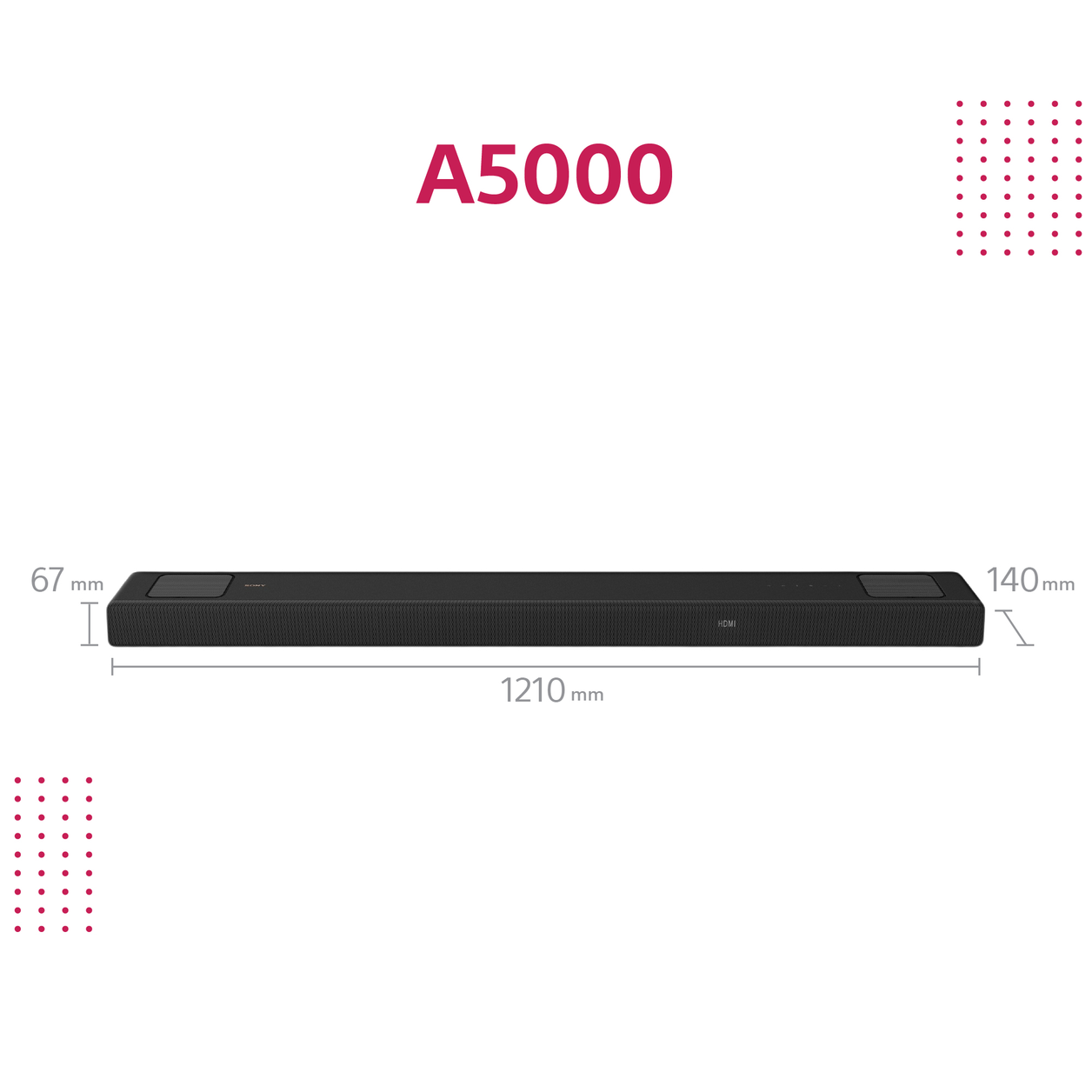 Sony HT-A5000 Black 5.1.2 channels 450 W - Dolby