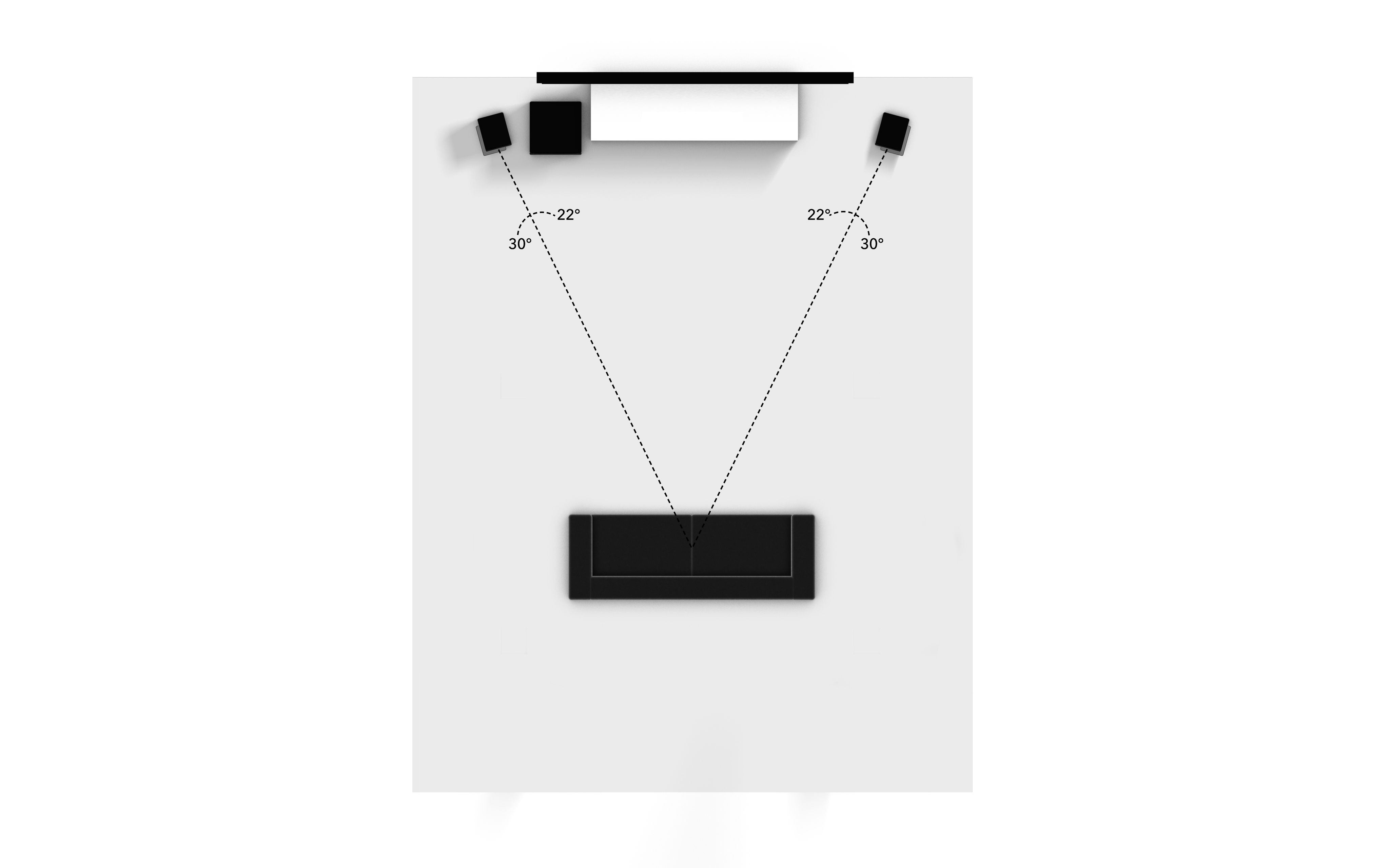 2.1 surround cheap sound setup